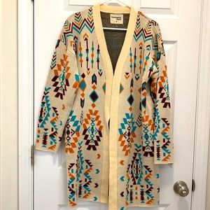 Colorful Print Cardigan by Savanna Jane